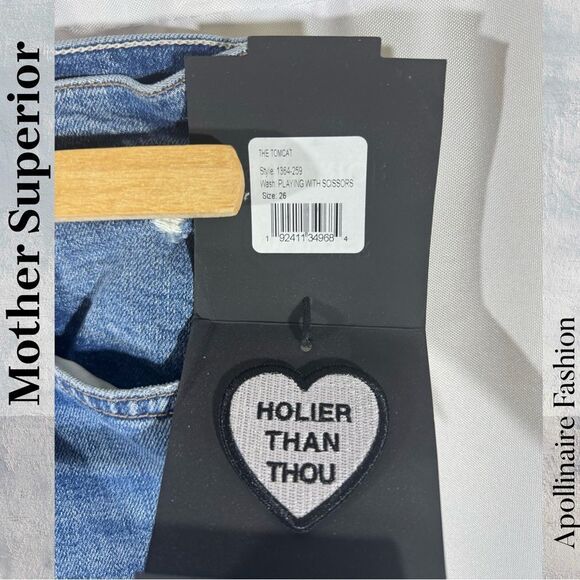 Mother Superior The TomCat In Playing with scissors wash size 26 NWT - Picture 6 of 7